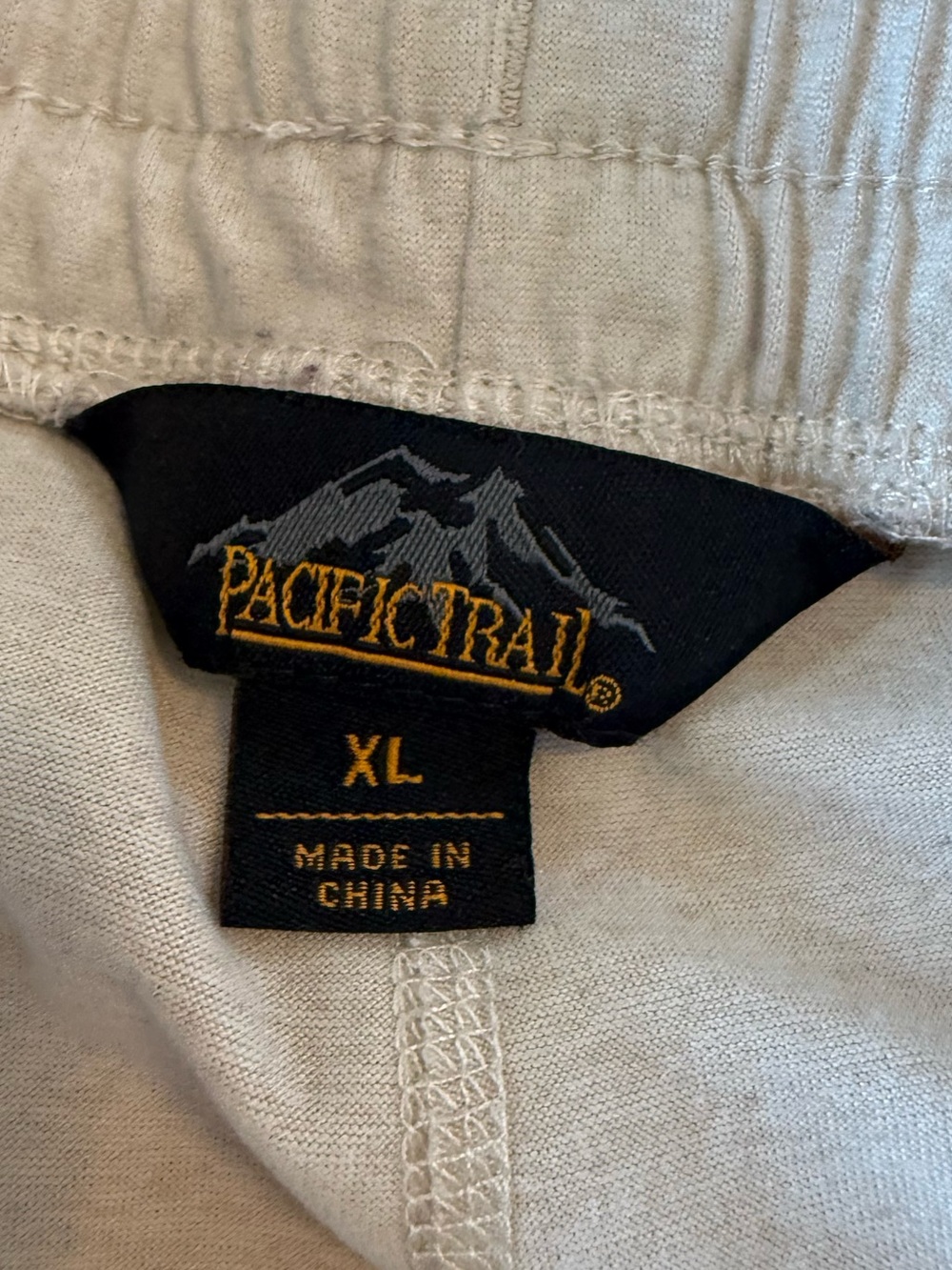 Pacific Trail Beige Drawstring Athletic Shorts Size XL in great condition - Picture 3 of 5